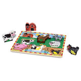 Melissa and Doug Kids Toy, Farm Chunky Puzzle