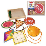 Melissa & Doug Shapes Lace and Trace Panels