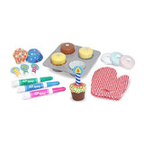 Melissa and Doug Toy, Bake and Decorate Cupcake Set