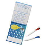 Melissa & Doug Write On! Reusable Games Wipe-Off Dry-Erase Travel Activity Pad