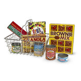 Melissa & Doug Pretend Play Toy Grocery Basket