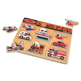 Melissa and Doug Kids Toy, Vehicles Sound Puzzle