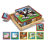 Melissa and Doug Kids Toy, Farm Cube Puzzle