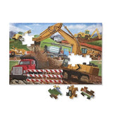 Melissa And Doug Building Site Jumbo Floor Puzzle 48pc
