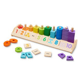 Toddler Melissa & Doug Counting Shape Stacker