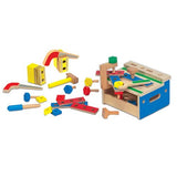 Melissa and Doug Kids' Hammer & Saw Tool Bench Set