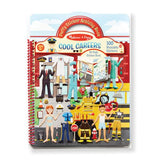 Melissa & Doug Puffy Sticker Cool Careers Activity Book