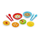 Melissa & Doug Create-A-Meal Fill Em Up Bowls (12 pcs) - Play Food and Kitchen Accessories