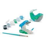 Melissa & Doug Decorate-Your-Own Sea Life Figurines Craft Kit - Paint a Whale and Dolphin
