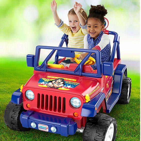 Fisher Price Power Wheels® Wonder Woman™ Jeep® Wrangler DNJ66
