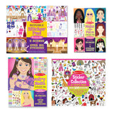 Melissa & Doug Sticker Pads Set: Jewelry and Nails, Dress-Up, Make-a-Face, Favorite Themes - 1225+ Stickers
