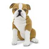 Melissa & Doug Giant English Bulldog - Lifelike Stuffed Animal (nearly 2 feet tall)