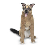 Melissa & Doug Giant German Shepherd - Lifelike Stuffed Animal Dog (over 2 feet tall)