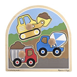 Melissa & Doug Construction Site Jumbo Knob Puzzle