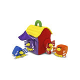 Melissa & Doug Bird House Shape Sorter Soft Baby and Toddler Toy With Handle