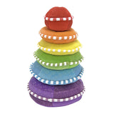 Melissa and Doug Kids Toys, Plush Rainbow Stacker