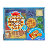 Melissa & Doug Store and Serve Frozen Food Resealable Cloth Bags With Wooden Play Food