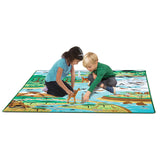 Melissa & Doug Jumbo Habitats Activity Rug, 58 x 79"