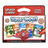 Bundle of 2 |Melissa Doug Water Wow! (Splash Cards Alphabet & Vehicles)