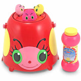 Melissa & Doug Mollie Ladybug Bubble-Blowing Bucket Set With 3 Bubble Wands