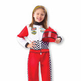Melissa and Doug Kids' Race Car Driver Role Play Costume Set