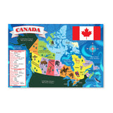 Melissa And Doug Canada Map Jumbo Floor Puzzle 48pc