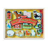 Melissa & Doug Farm Lacing Beads With 13 Wooden Beads and 1 Sturdy Lace