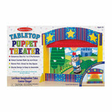 Melissa & Doug Tabletop Puppet Theater - Sturdy Wooden Construction