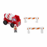 Melissa & Doug Construction Vehicle Wooden Play Set (8 pcs)