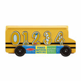 Melissa & Doug Number Matching Math Bus - Educational Toy With 10 Numbers, 3 Math Symbols, and 5 Double-Sided Cards