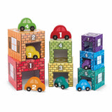Melissa and Doug Kids' Nesting & Sorting Garages & Cars Toy