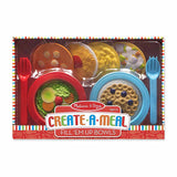 Melissa & Doug Create-A-Meal Fill Em Up Bowls (12 pcs) - Play Food and Kitchen Accessories