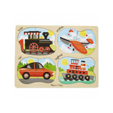 Melissa & Doug 4-in-1 Peg Puzzle - Vehicles