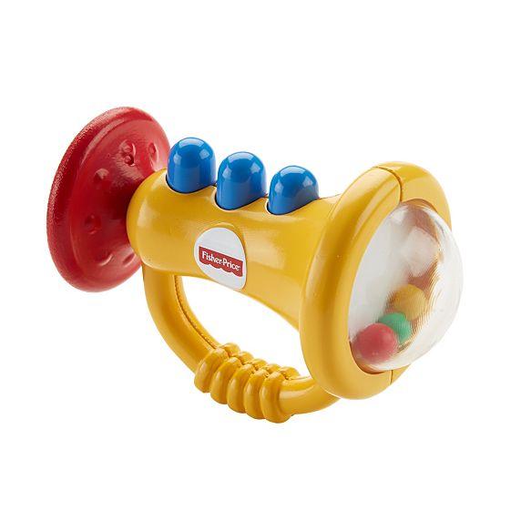 Fisher Price Teethe 'n Rattle Trumpet DRF17