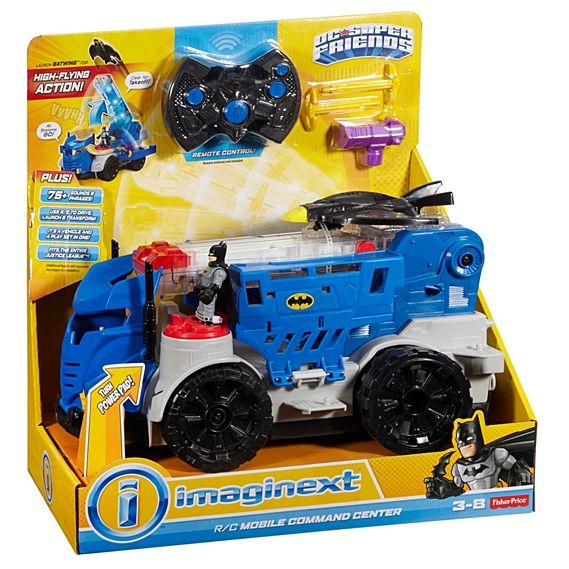 Fisher Price Imaginext® DC Super Friends™ RC Mobile Command Center DTM79