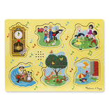 Melissa & Doug Nursery Rhymes 1 - Sound Puzzle 6pc