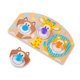 Melissa & Doug First Play Safari Jumbo Knob Puzzle 4pc