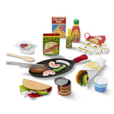 Toddler Melissa & Doug Fill & Fold Taco & Tortilla Set