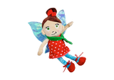 Irish Fairy Door Evie-Bee - Fairy Friend Plush FD554266