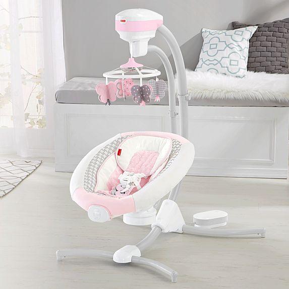 Fisher Price Sweet Surroundings Butterfly Friends Cradle ‘n Swing FDH42