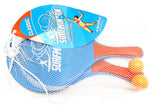 Viahart Surfminton Classic Beach Tennis Wooden Paddle Game