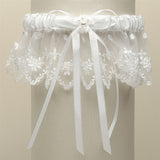 Vintage Irish Lace Inspired Wedding Garter G029