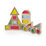 Guidecraft Jr. Rainbow Block 20 Piece Set G3082