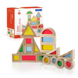Guidecraft Jr. Rainbow Block 20 Piece Set G3082