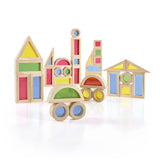 Guidecraft Jr Rainbow Block 40 Piece Set G3083