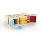 Guidecraft Peekaboo Lock Boxes Set of 6  G5058