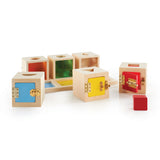 Guidecraft Peekaboo Lock Boxes Set of 6  G5058