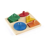 Guidecraft Geometric Puzzle Board 5 Pieces G527
