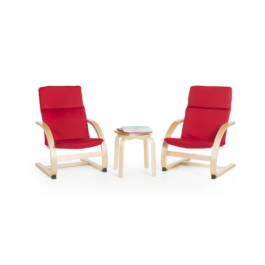 Guidecraft Kiddie Rocker Chair Set – Red G6400K