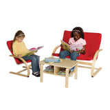 Guidecraft Nordic Rocker Reading Area – Red G6493